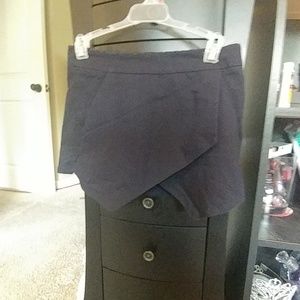 Small dark blue skort